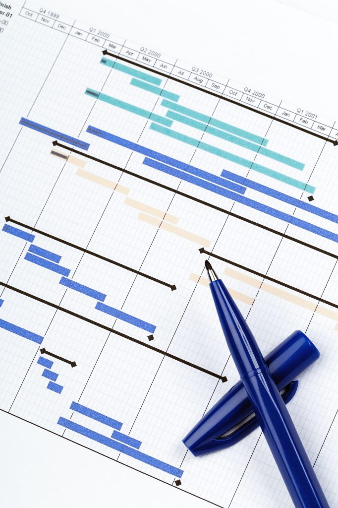 Planning Chart for Financial Project